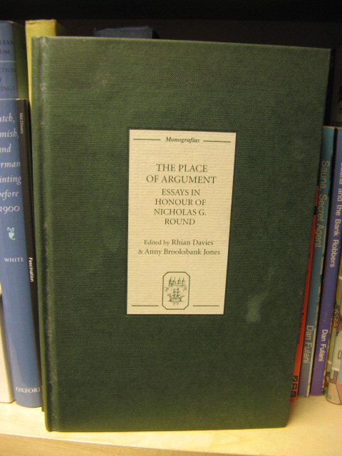 The Place of Argument: Essays in Honour of Nicholas G. Round