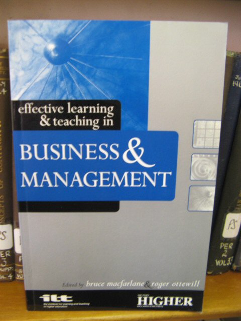 Effective Learning and Teaching in Business & Management