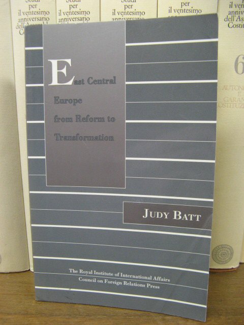 East Central Europe from Reform to Transformation