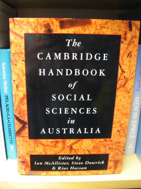 The Cambridge Handbook of Social Sciences in Australia