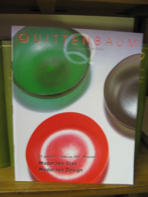 Quittenbaum: Kunstauktionen Munchen: 57. Auktion, 6. Februar 2006: Munchen: Modernes Glas, Modernes Design