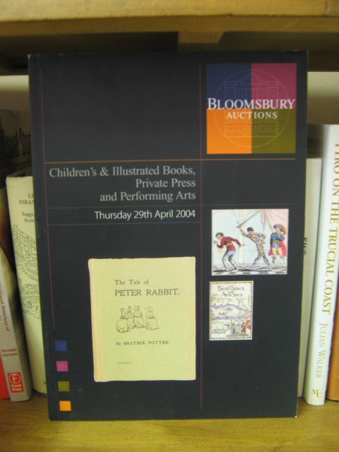 Bloomsbury Auctions: London: Children's & Illustrated Books, Private Press and Performing Arts: Thursday 29th April 2004