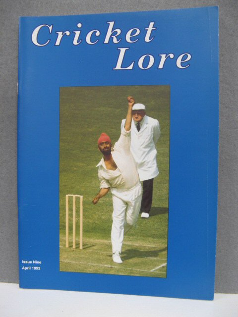 Cricket Lore: Issue Nine, April 1993