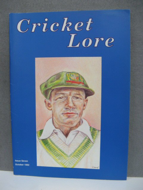 Cricket Lore: Issue Seven, October 1992