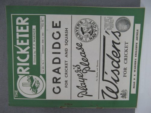 The Cricketer: Vol. XIV, No. 5: Saturday, June 3, 1933