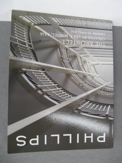 Phillips: The Architect: London: 29 April 2014