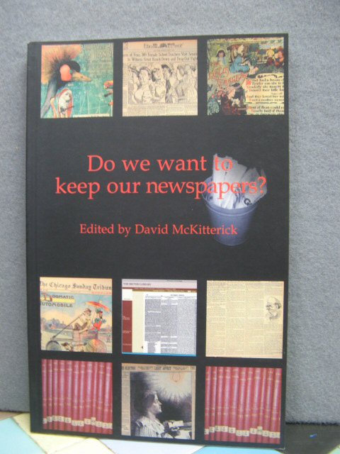 Do We Want to Keep Our Newspapers