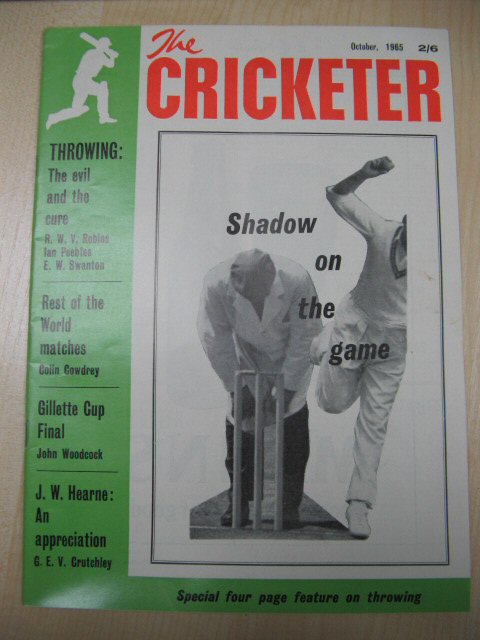 The Cricketer: Volume 46 No. 15 (New Series), October, 1965