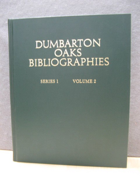 Literature on Byzantine Art 1892 - 1967, Volume 2. By Categories (Dumbarton Oaks Bibliographies Based on Byzantinische Zeitschrift)