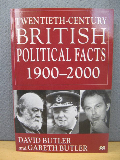 Twentieth-Century British Political Facts, 1900-2000