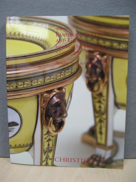 European Ceramics and Glass, Including the Property of a Collector, London, Monday 31 March 2008