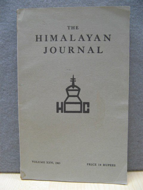 The Himalayan Journal: Records of the Himalayan Club, Volume XXVI, 1965