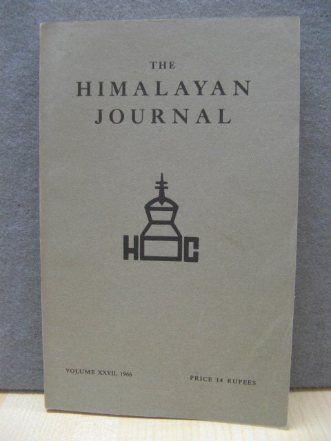 The Himalayan Journal: Records of the Himalayan Club, Volume XXVII, 1966