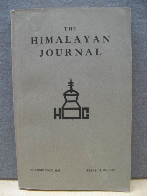 The Himalayan Journal: Records of the Himalayan Club, Volume XXIX, 1969