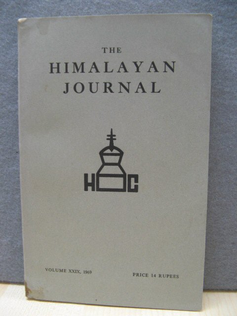 The Himalayan Journal: Records of the Himalayan Club, Volume XXIX, 1969