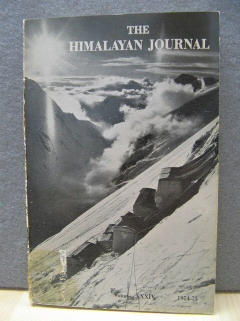The Himalayan Journal: Records of the Himalayan Club, Volume XXXIV, 1974-75