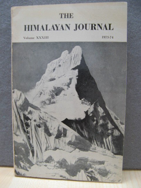 The Himalayan Journal: Records of the Himalayan Club, Volume XXXIII, 1973-74