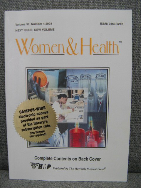Women and Health: Volume 37, Number 4
