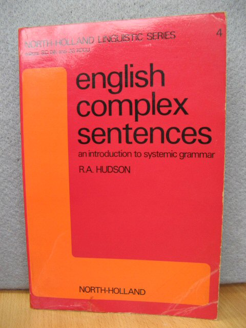English Complex Sentences: An Introduction to Systemic Grammar