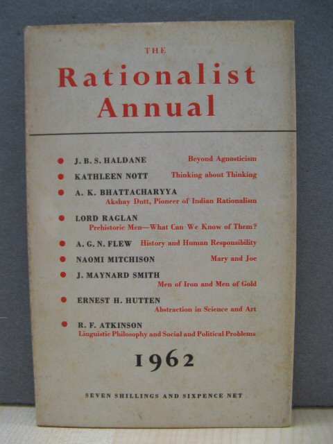 The Rationalist Annual for the Year 1962