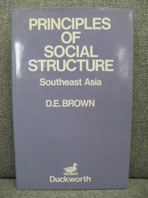 Principles of Social Structure: Southeast Asia