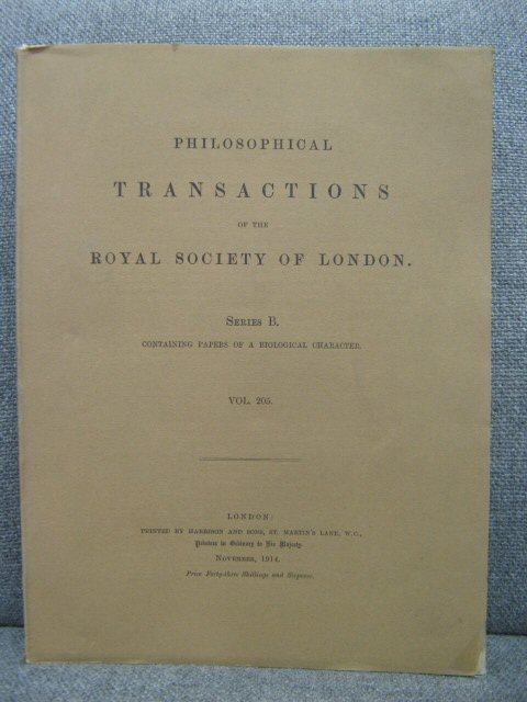 Philosophical Transactions of the Royal Society of London