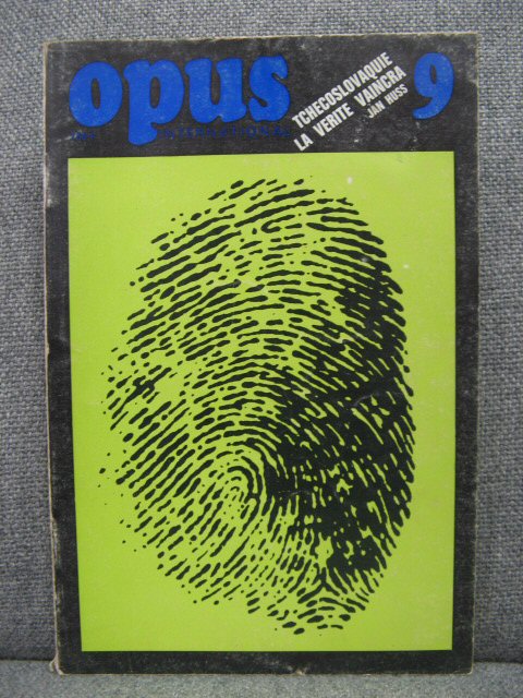 Opus International 9: Tchecoslovaquie La Verite Vaincra: Decembre 1968