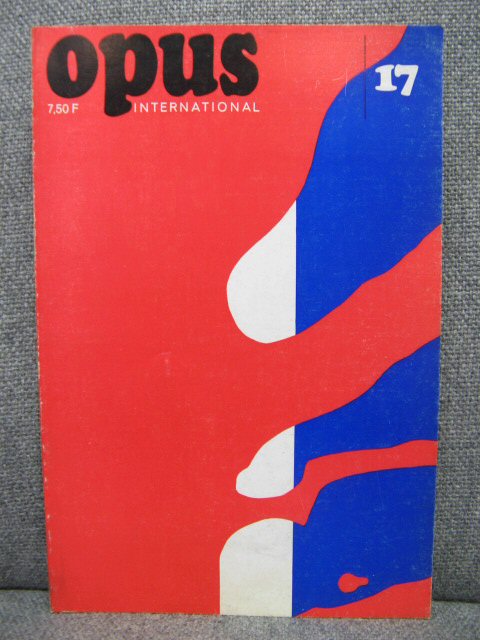 Opus International 17: Avril 1970