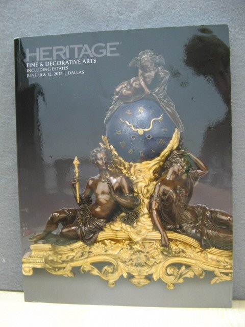 Heritage: Fine & Decorative Arts, Including Estates: June 10 & 12, 2017, Dallas
