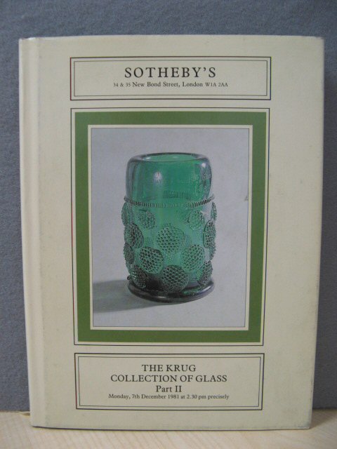 Sotheby's: The Krug Collection of Glass, Part II: 7th December 1981