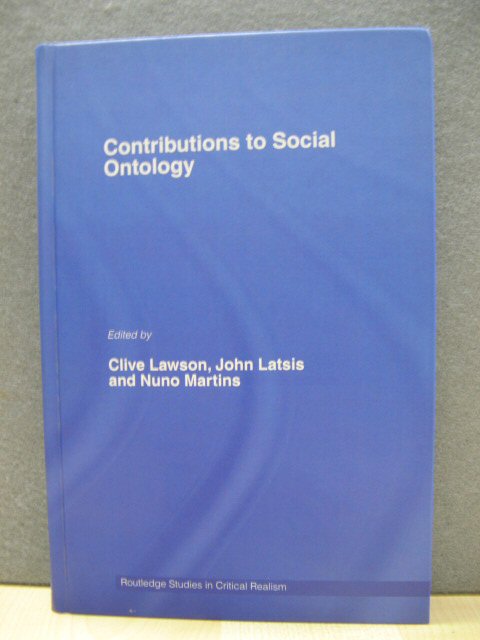 Contributions to Social Ontology (Routledge Studies in Critical Realism)