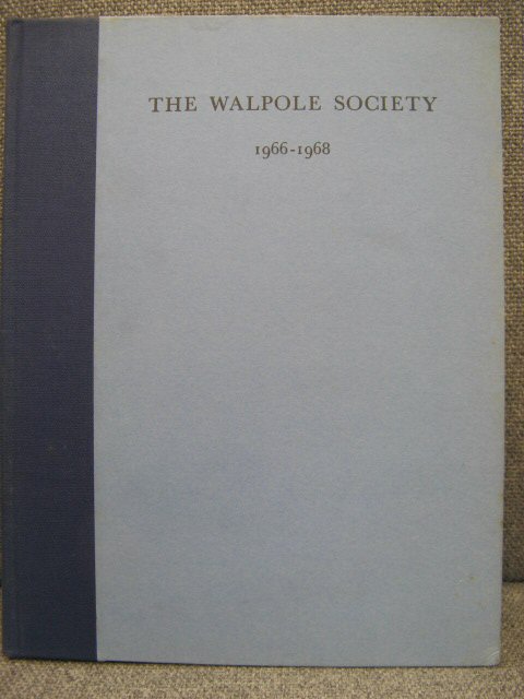 The Walpole Society: Vol. XLI: 1966-1968