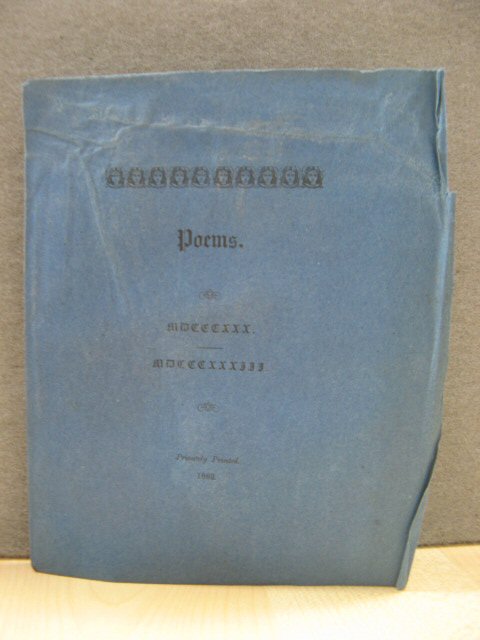 Poems, MDCCCXXX-MDCCCXXXIII