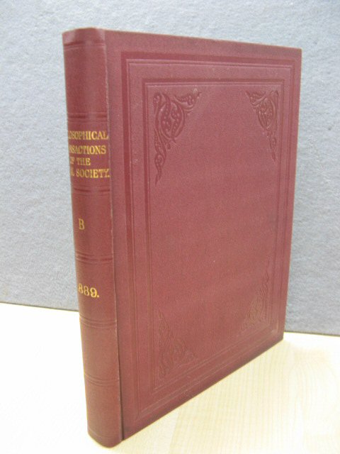 Philosophical Transactions of the Royal Society of London (B): 1889: Vol. 180.