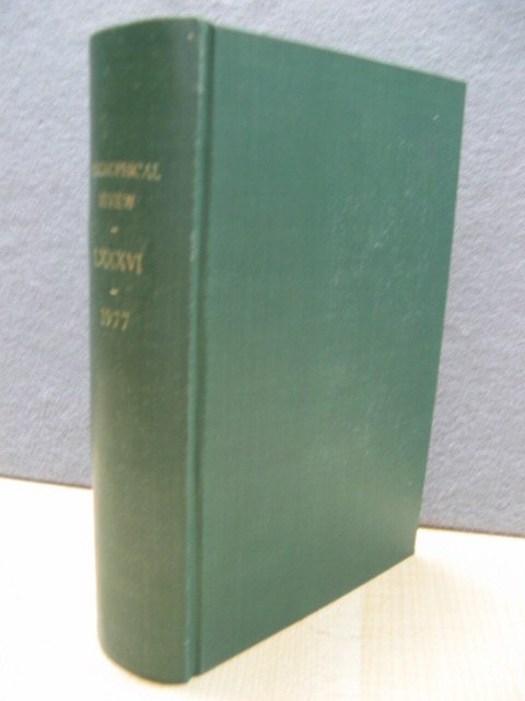 The Philosophical Review: Volume LXXXVI: 1977