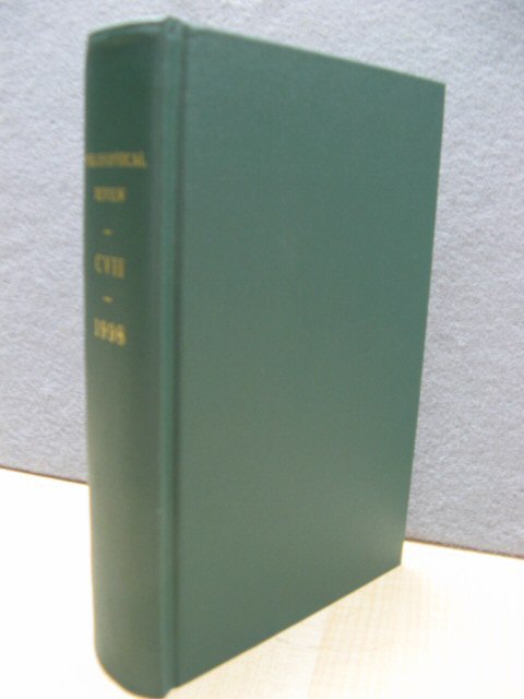 The Philosophical Review: Volume CVII: 1998