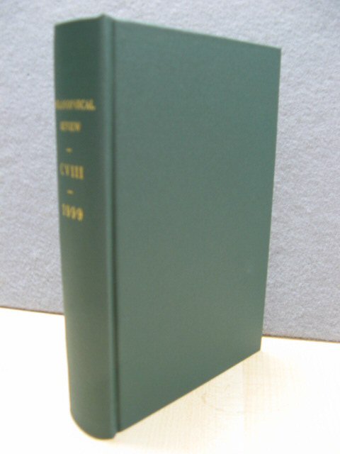 The Philosophical Review: Volume CVIII: 1999