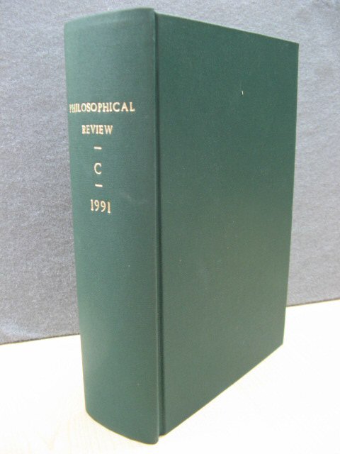 The Philosophical Review: Volume C