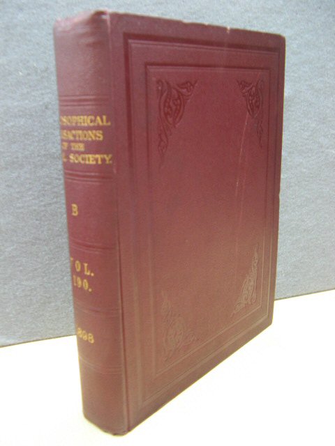 Philosophical Transactions of the Royal Society of London (B) 1898: Volume 190