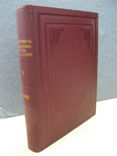 Philosophical Transactions of the Royal Society of London (B) 1892: Volume 183