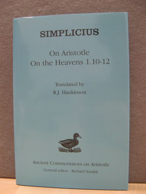 Simplicius: On Aristotle; On the Heavens 1.10-12
