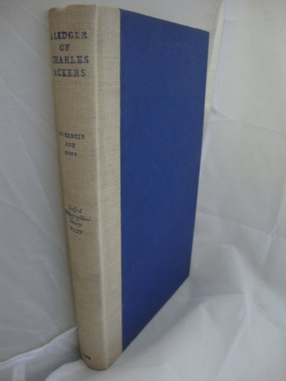 A Ledger of Charles Ackers, Printer of The London Magazine (Oxford Bibliographical Society Publications)