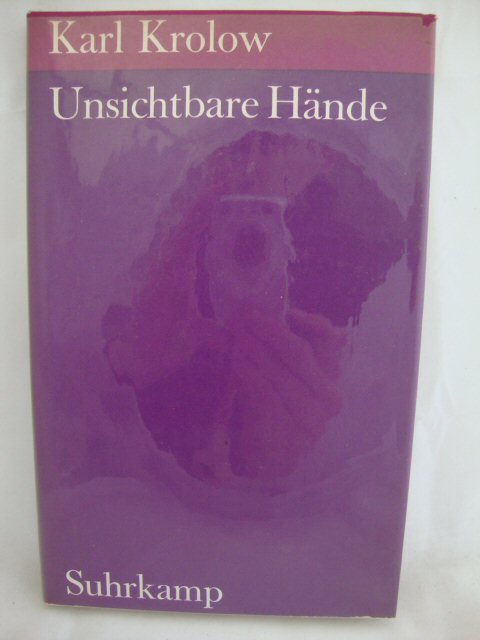 Unsichtbare Hande: Gedichte 1959 - 1962