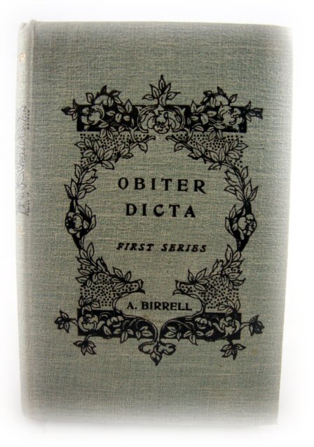 Obiter Dicta