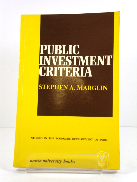 Public Investment Criteria (Unwin University Books)