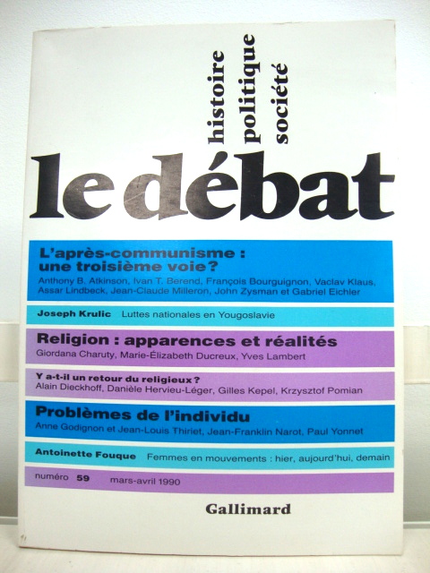 Le DEbat: NumEro 59, Mars - Avril 1990