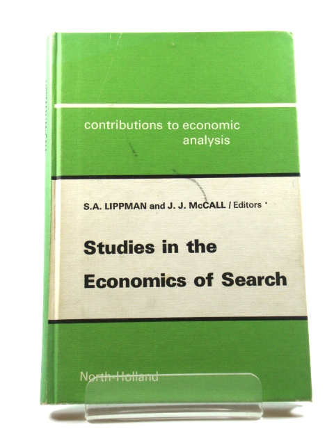 Studies in the Economics of Search (Contributions to Economic Analysis)