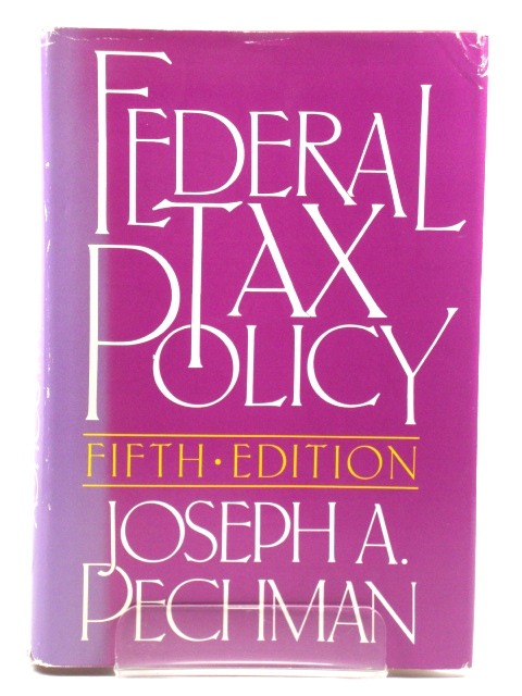 Federal Tax Policy
