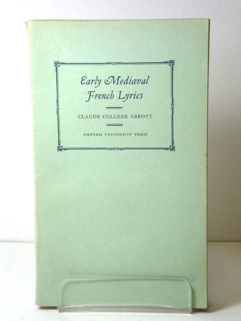 Early Mediaeval French Lyrics