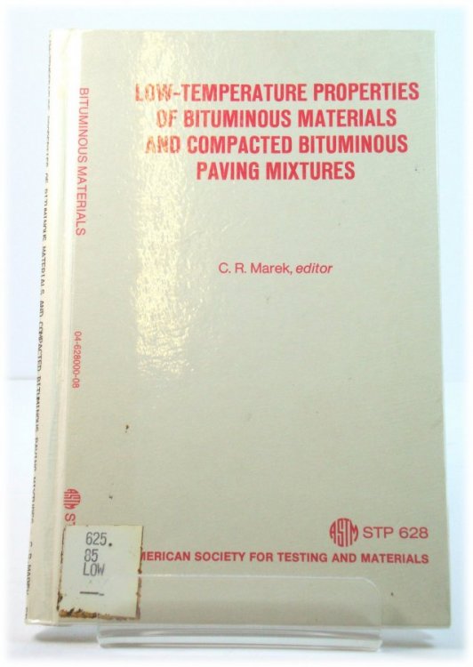 Low-Temperature Properties of Bituminous Materials and Compacted Bituminous Paving Mixtures